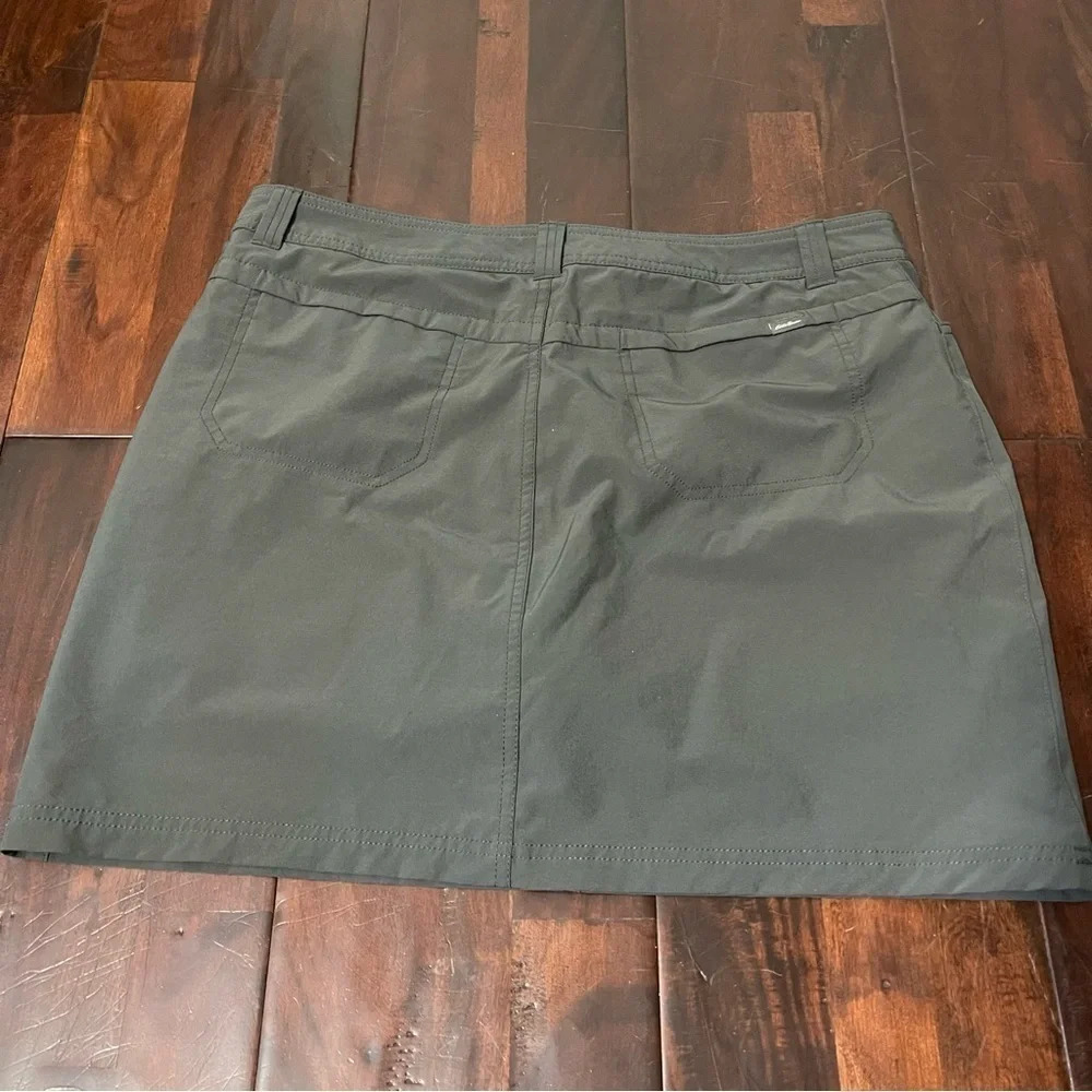 Eddie Bauer Womens Skort 14 Gray Adventurer 2.0 Hiking Trail Outdoor Lined - Picture 4 of 6